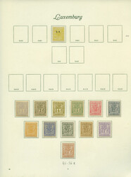 Luxemburg 1880/1987 */**: Saubere ungebrauchte bzw. teils postfrische ...